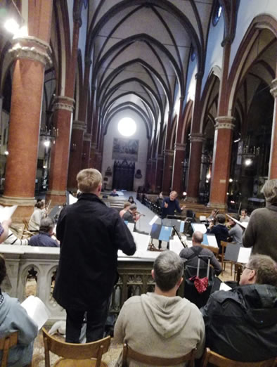 Konzert in Bologna, Italien