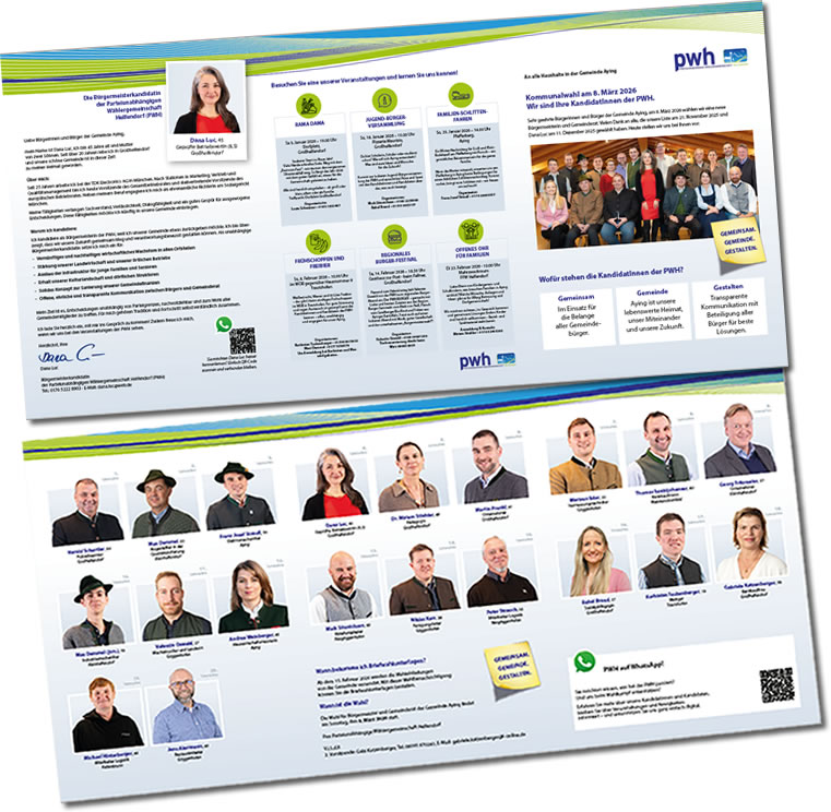 Wahlprospekt Januar 2026 der PWH