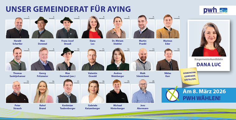 Die Kommunalwahlen in Bayern finden am 8. März 2026 statt. Die Kommunalwahlen in Bayern finden am 8. März 2026 statt.