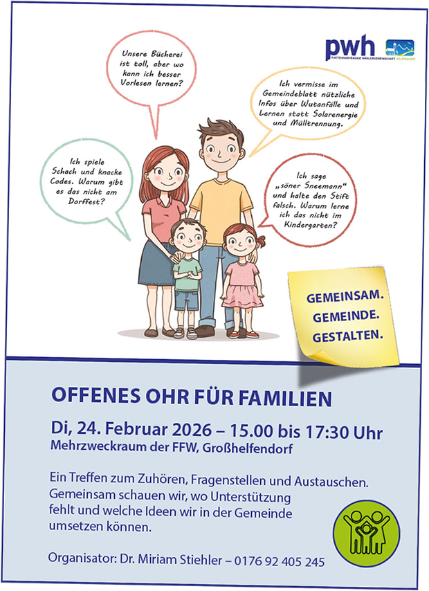 Offenes Ohr für Familien